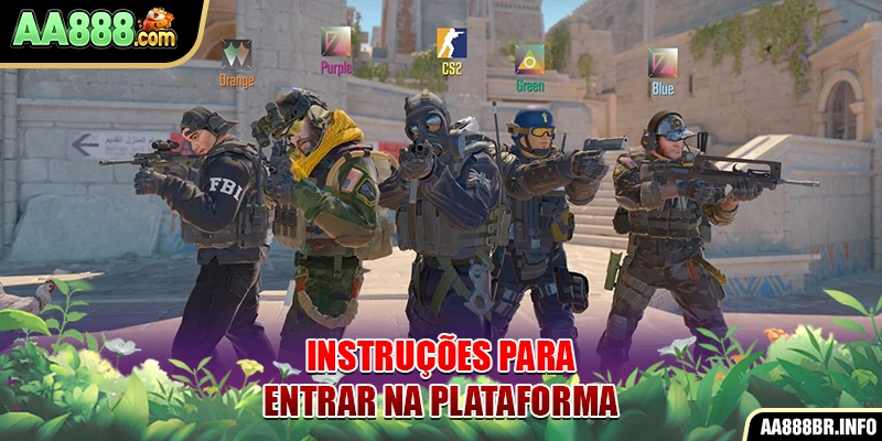 Instruções para entrar na plataforma